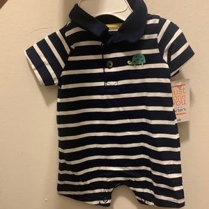 Carter’s striped turtle one piece